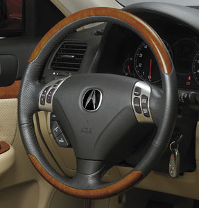 2005 Acura TSX Wood/Leather Steering Wheel 08U97-SEC-250