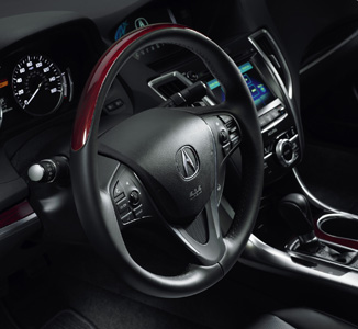 2017 Acura TLX Woodgrain-Look Steering Wheel 08U97-TZ3-210