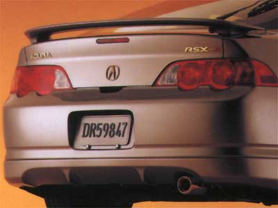 2004 Acura RSX Gold Exhaust Finisher
