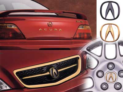 2006 Acura TL Gold Emblems 08F20-SEP-200
