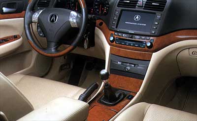 2004 Acura TSX Wood/Leather Steering Wheel 08U97-SEC-250