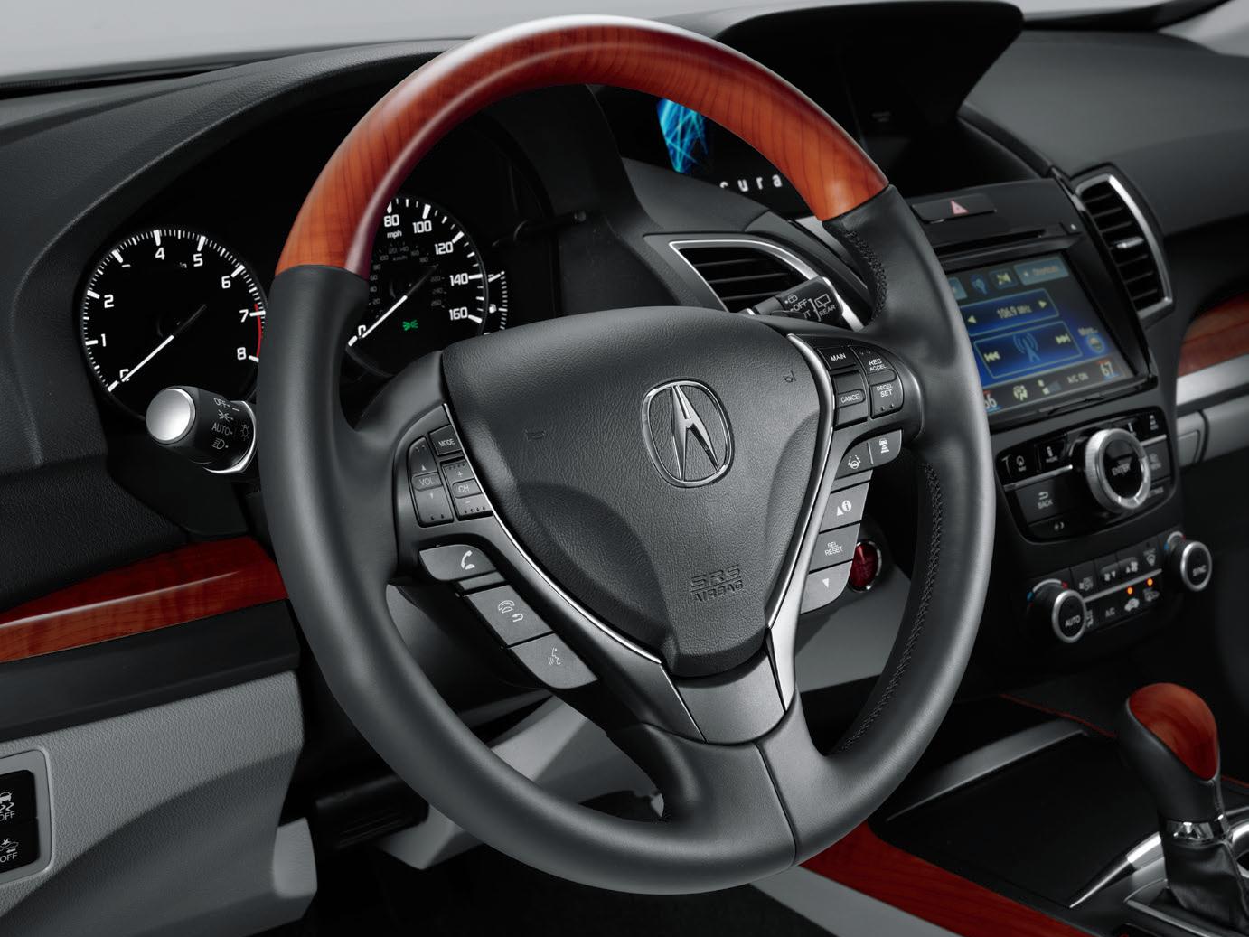 2017 Acura RDX WoodGrain-Look Steering Wheel 08U97-TX4-210